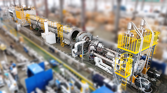OD1600 HDPE Pipe Extrusion Line Commissioning Completed