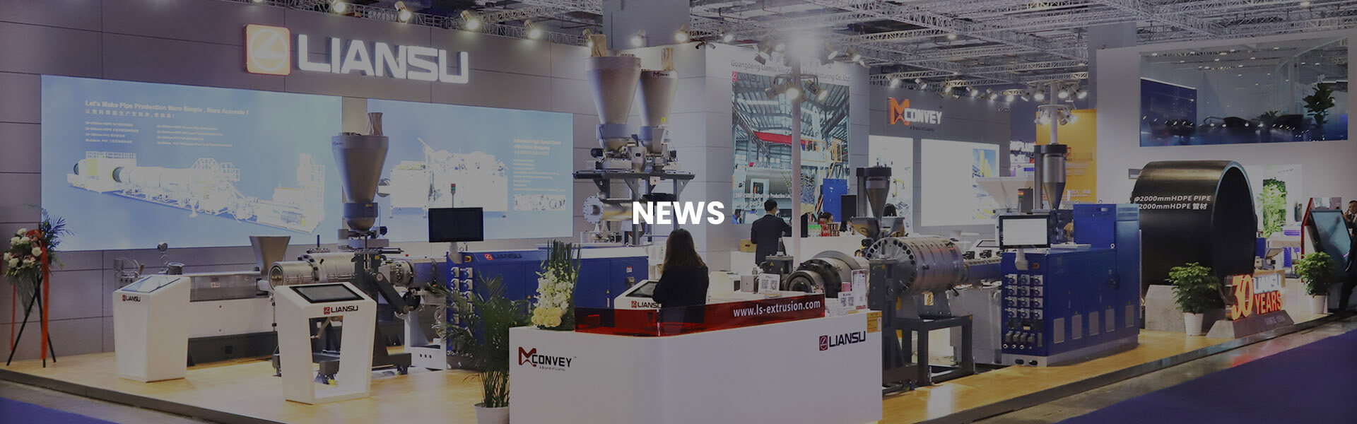 Liansu provides 20-1600MM HDPE pressure pipeline extrusion equipment, which covering pressure grades from SDR26 to SDR11.