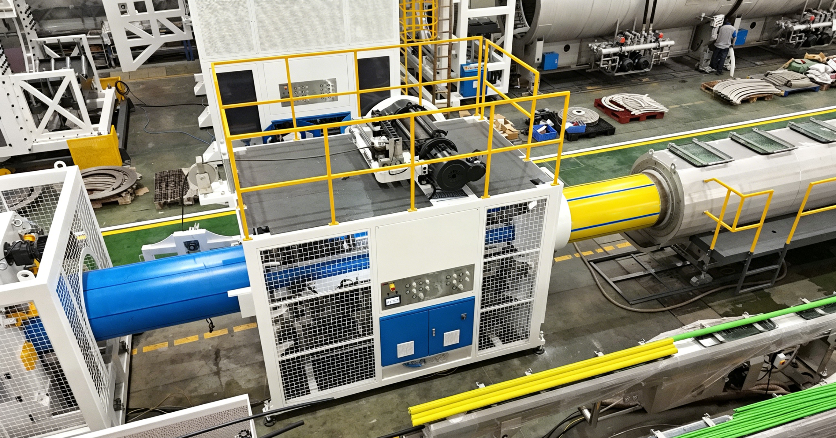 LSP-800 Two Layer HDPE Pipe Coextrusion Line